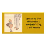 Flowers for Dad Photo Greeting Card