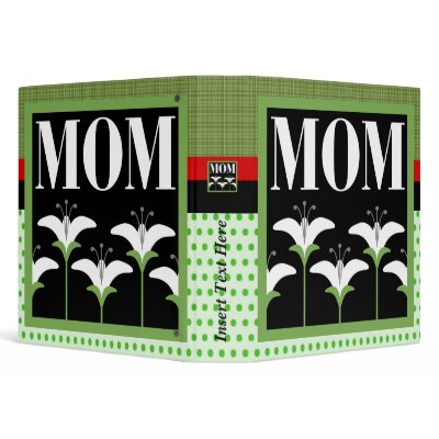 Flowers For Mom Avery Binder by mothersdaytshirts