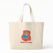 Flowers For Mommy Canvas Bag