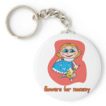 Flowers For Mommy keychains