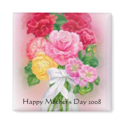 Flowers for Mothers Day Magnet by tonidreams