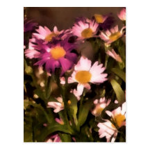 flowers for my friends postcard