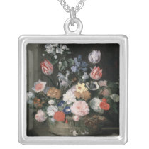 Flowers in a Basket, 1650-56 necklaces