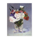 Flowers in a Crystal Vase by Manet postcards