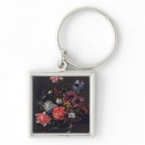 Flowers in a Glass Vase keychains