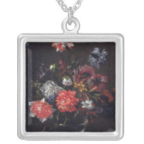 Flowers in a Glass Vase necklaces