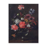 Flowers in a Glass Vase Post Card