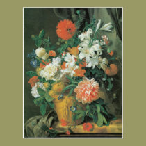 Flowers in A terra Cotta Vase 1720s posters
