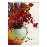 Flowers in a Vase Thank You Card