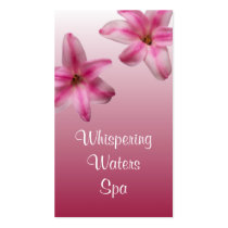 flowers in bloom business cards