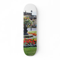 Flowers In Blossom In Front Of Turkish Baths In Ha Custom Skateboard
