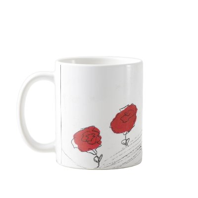Flowers in Red Mug by vibrantz