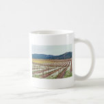 Flowers in vineyard, Alexander Valley, California, Mugs