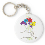 Flowers Key Chain