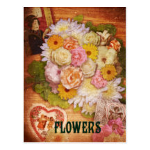 Flowers- Lenormand Postcard