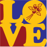 Flowers Love Photo Cutout