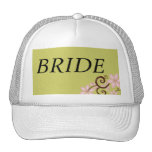 flowers mesh hats