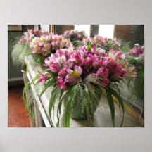 Flowers on Mantle Print