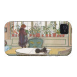 Flowers on the Windowsill by Carl Larsson iPhone 4 Cases