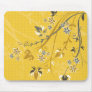 Flowers on Yellow - Mousepad