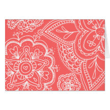 Flowers & Paisley Notecards