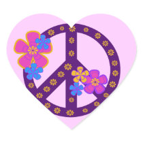Flowers Peace Symbol T-shirts and Gifts Sticker