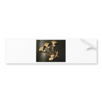 Flowers, Pearls and Crystals Bumper Sticker
