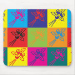 Flowers Pop Art Mouse Mats
