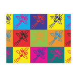 Flowers Pop Art Postcards