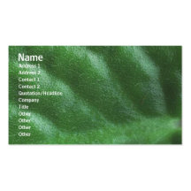 Flowers Profile Card Business Card Template