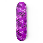 Flowers Purple skateboard