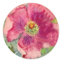 Flowers Round Sticker