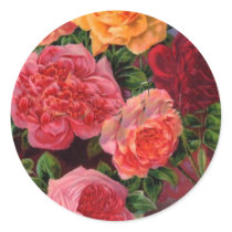 Flowers Round Sticker