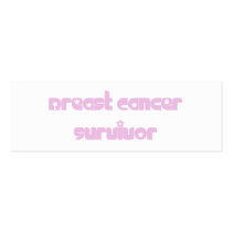Flowers Survivor Bookmark
