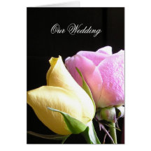 Flowers Wedding Invitation Card