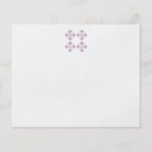 Flowers with Pastel Stripes. Pink, White. Full Color Flyer