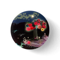flowertree pinback button