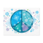 Flowery Peace Sigh POSTCARD