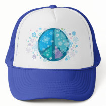 Flowery Peace sign Hat