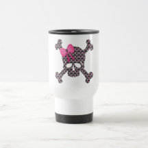 Flowery Skull Coffee Mug