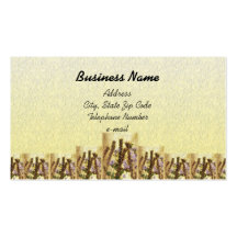 Flowery Textured Business Card