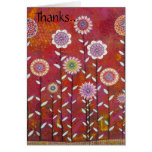 Flowery Thanks... Greeting Card