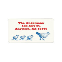 Flown the Coop Address Labels