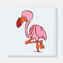 Floyd Flamingo Fridge Magnets