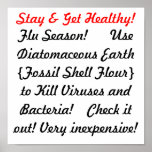 Flu Season Remedy Cure Print