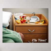Flu time poster