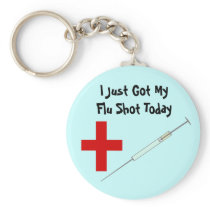 Flu Vaccine Keychain