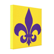 Fluer de Lis  Canvas Stretched Painting Canvas Prints