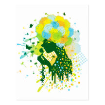 Fluff_of_a_Dandelion Postcard