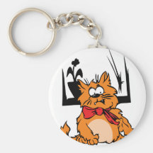 Fluffy Cat Keychains